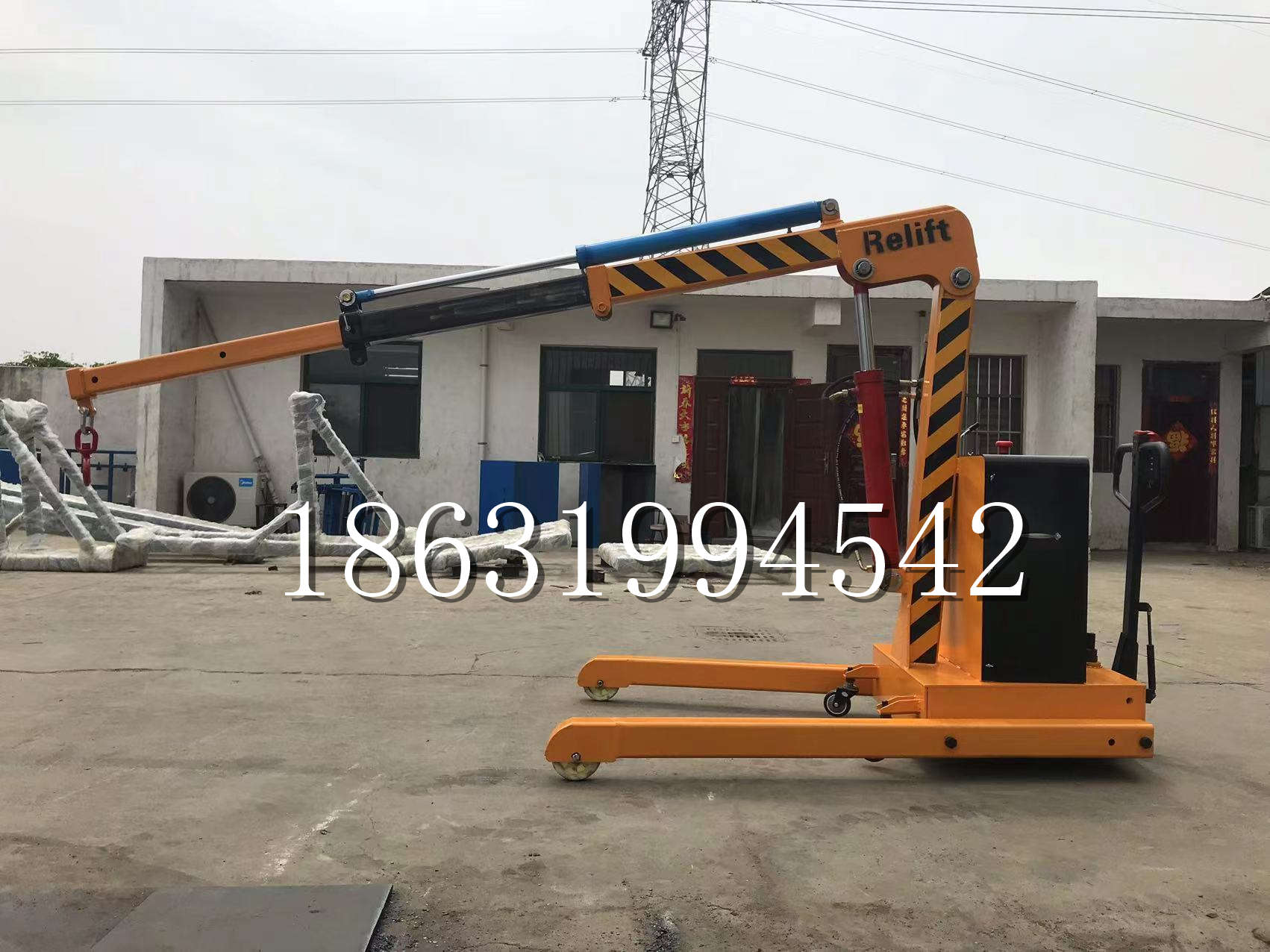 建平县久征定做3吨三轮随车吊 农用园林绿化移树吊 平板工程用小吊机