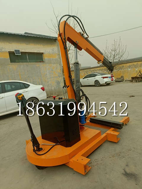 建平县自卸车厢随车吊 自制轮式四不像起重机 四驱平板吊 5吨 贵盛